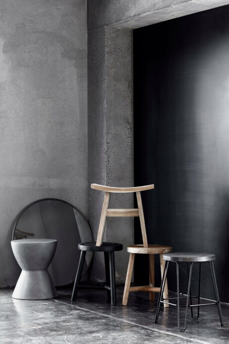 Copenhagen Spejl Muubs sort jern ramme