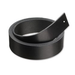 Preform Black leather strap, set. 120cm