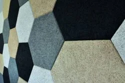 Fibrotech Hexagoner 0,98 m2 - Flere farver