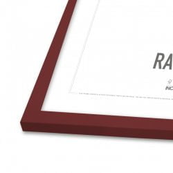 Bordeaux rød Ramme - Flere størrelser - INCADO Nordicline
