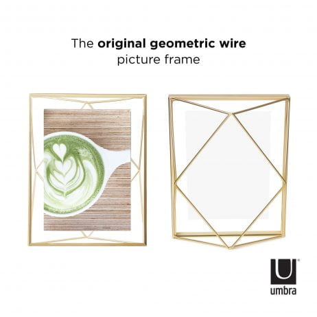 Prisma ramme 13x18 mat messing fra Umbra