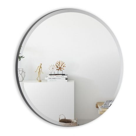 INCADO - Sølv spejl med facet