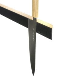 Knivskinne i eg, med sort linoleum på fronten fra Rune-Jakobsen Design