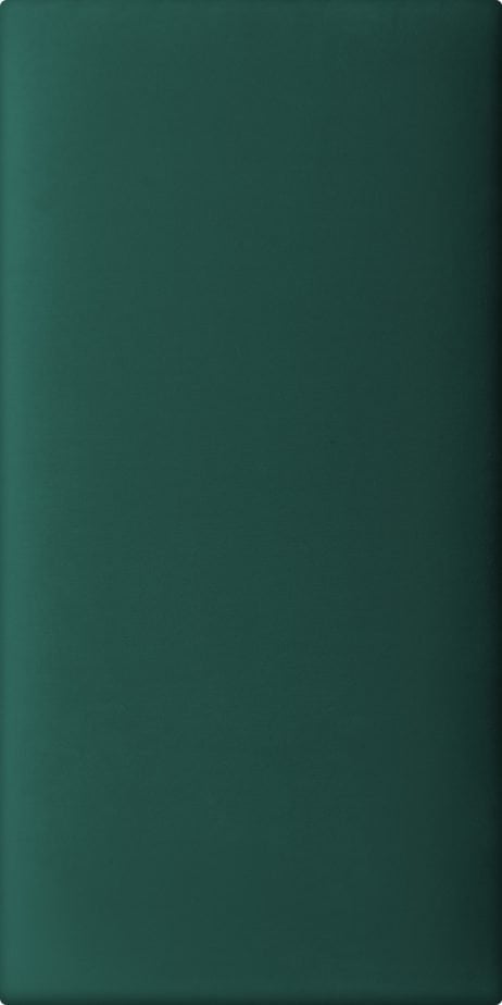 Polsteret vægpanel 30x60 - Boho Green