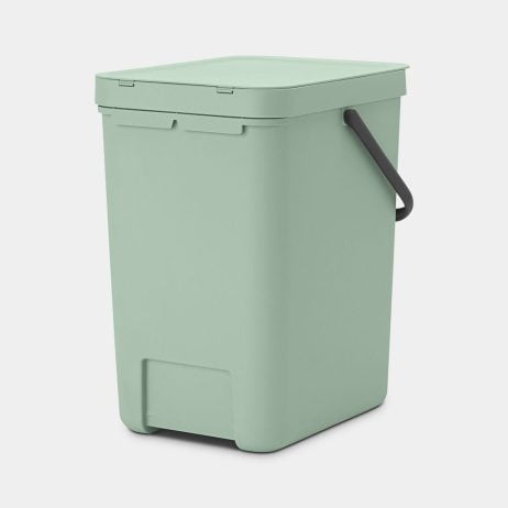 Affaldsspand m/låg sorteringskoncept 25 ltr - Grøn