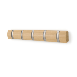 Umbra knagerække - FLIP 5 KROGE Natural