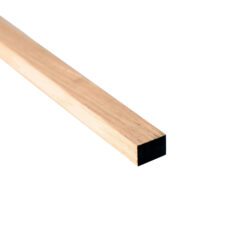 Afslutningsliste i Eg 2400x27x19 med sort kerne- Passer til Koniseur akustikpanel