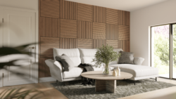 Eccon Akustikpanel Ubh. Valnød 60x60 cm