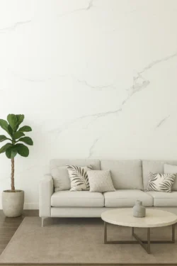 Mat Wallux White Marble SPC 96,5 x 280 cm