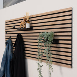 Knagrække / Knagpanel Eg Gråolie - Flere størrelser