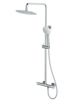 ZEN brusesæt inkl. termostatarmatur, hoved- og håndbruser samt brusstang - Flere farver