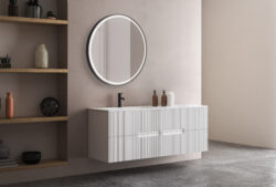 Exclusive Lanzarote - LED frontlight spejl i sort ramme - Flere størrelser