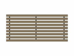 Væg Panel - 2easy52x130 - Sort ophæng