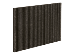 Acoustice felt panel - Til Extend Free Standing - 600x400 mm - Mørk Grå