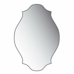 Spejl Rokoko facetslebet 90x132 cm.