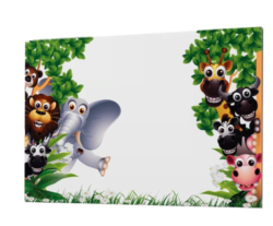 ZOO steel board 40 x 60 cm