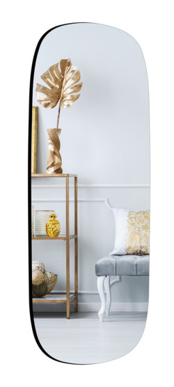 INCADO - Aflangt spejl - Sølv