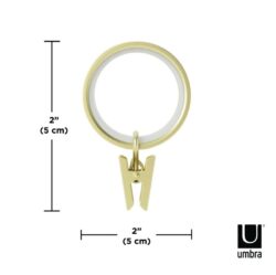 Cappa Clip Gardinringe Sæt med 7 - Flere Varianter