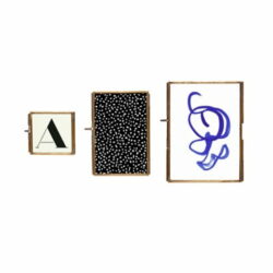 Hübsch Fotoramme m/fod, messing, s/3, u/foto