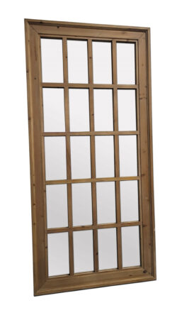 New York Spejl i træ ramme, Rustic finish