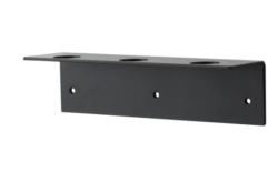 Sæbeholder til væg sort 3 flasker