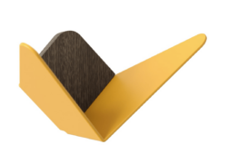 Butterflies, medium - Saffron Yellow