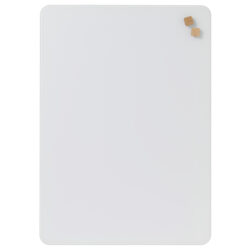 Magnetisk glastavle 50 x 70 cm. PURE White