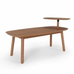 SWIVO sofarbord, lys valnød