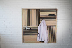 Nordic Frame - Valnød Akustik ramme med 4 felter 120x120