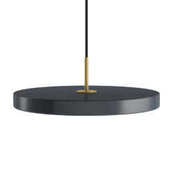 Asteria anthracite grey Ø 43 x 4 cm