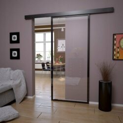SKYDEDØRSSYSTEM - Glas - Flere Størrelser