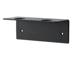 Sæbeholder til væg sort 2 flasker