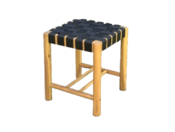 Hâws Nooka Skammel Black Rope 40x40x45cm