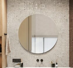 Koniseur rundt klassisk spejl - Flere størrelser