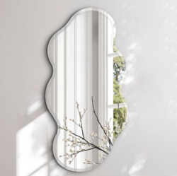 Organisk spejl i 55x110 cm