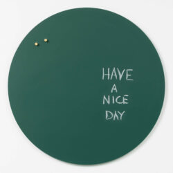 MAGNETISK, GRØN KRIDTTAVLE UDEN RAMME - 57 cm