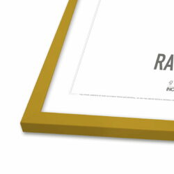 Karrygul Ramme - Flere størrelser - INCADO Nordicline