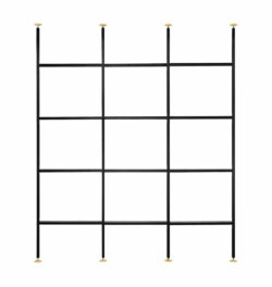 Extend ceiling mounted - Skillevæg -  Gulv til loft - Bredde: 1900 mm / Højde: 2490 mm / Dybde: 75 mm