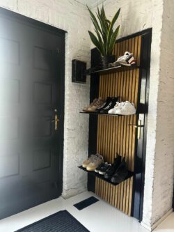 Skopanel Med 3 Hylder 2400x600 - flere varianter