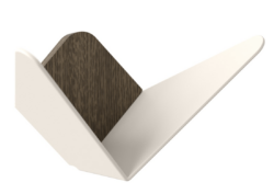 Butterflies, medium - Pearl White