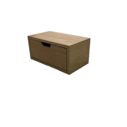 Koniseur vægskuffe i træfiner 32x18xh15cm - Egelook
