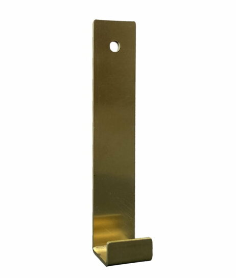 Flot Messing knag fra upcyclede messing