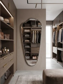 Koniseur Columbia organisk spejl - 70x170 Facet kant