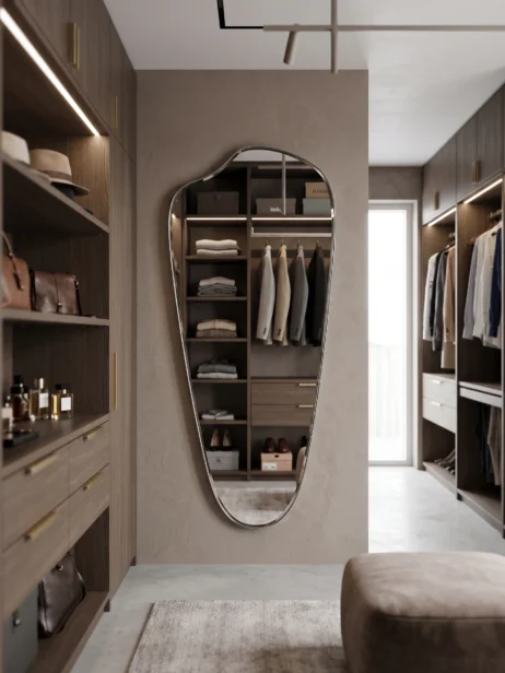 Koniseur Columbia organisk spejl - 70x170 Facet kant