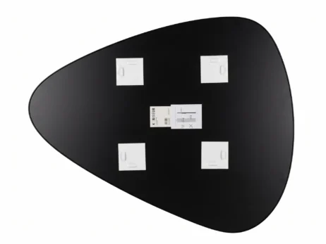 Koniseur triangle spejl - Flere størrelser hærdet glas