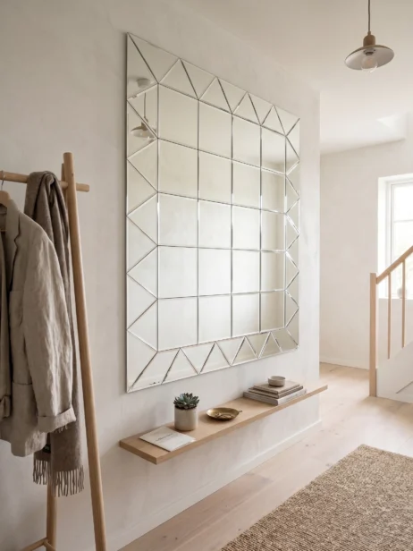 Koniseur Facetslebet DIY Spejl Fliser - Flere modeller