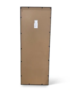 Koniseur New york spejl Sort ramme 60x160 - Hærdet glas