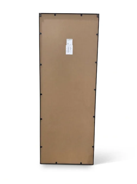 Koniseur New york spejl Sort ramme 60x160 - Hærdet glas