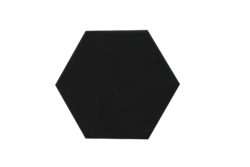 Filt hexagon 300x260x9 mm. Black
