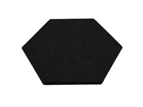 Filt hexagon 300x260x9 mm. Black